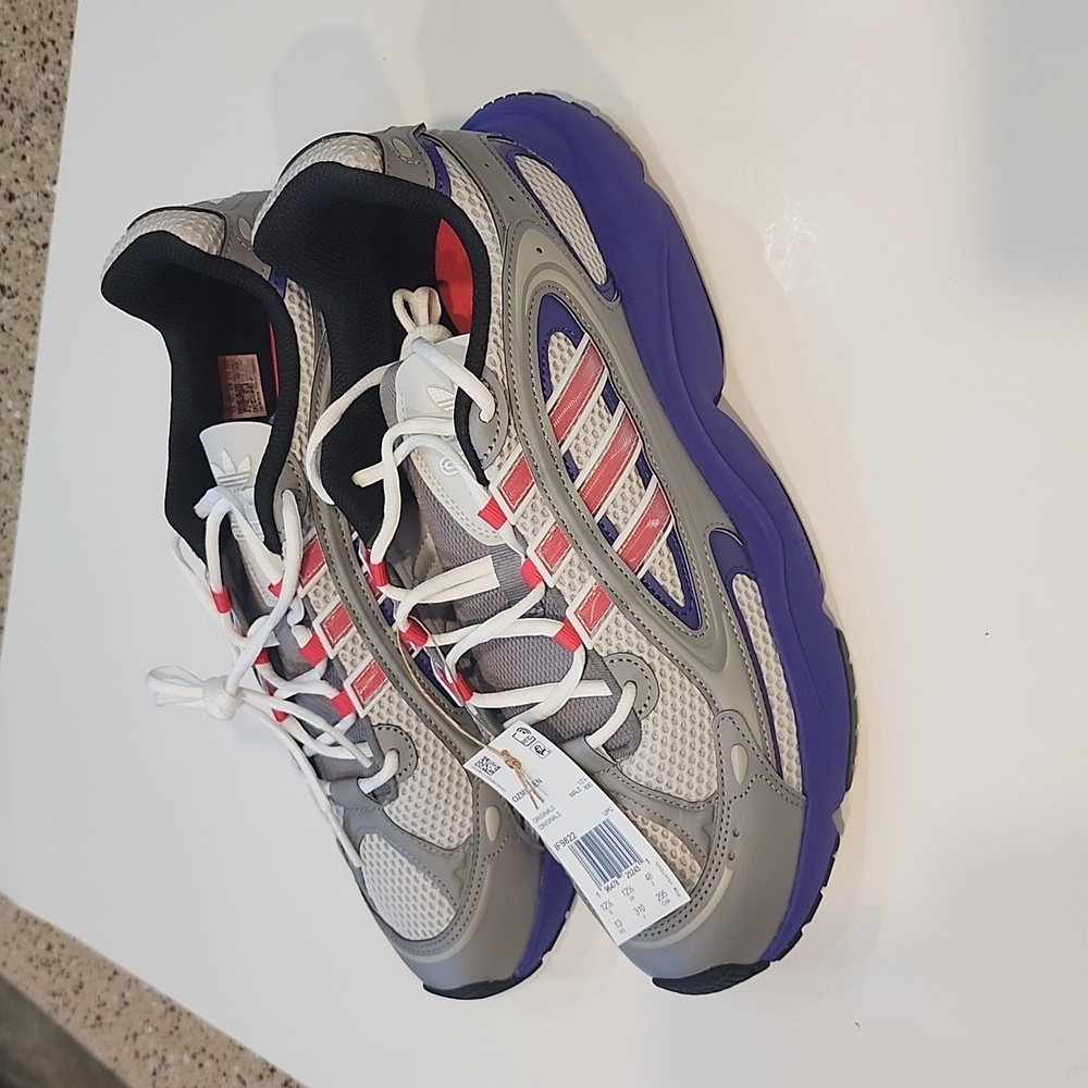 Adidas Originals OZMILLEN LEC SHOES Purple/Silver/Red Men Size 13